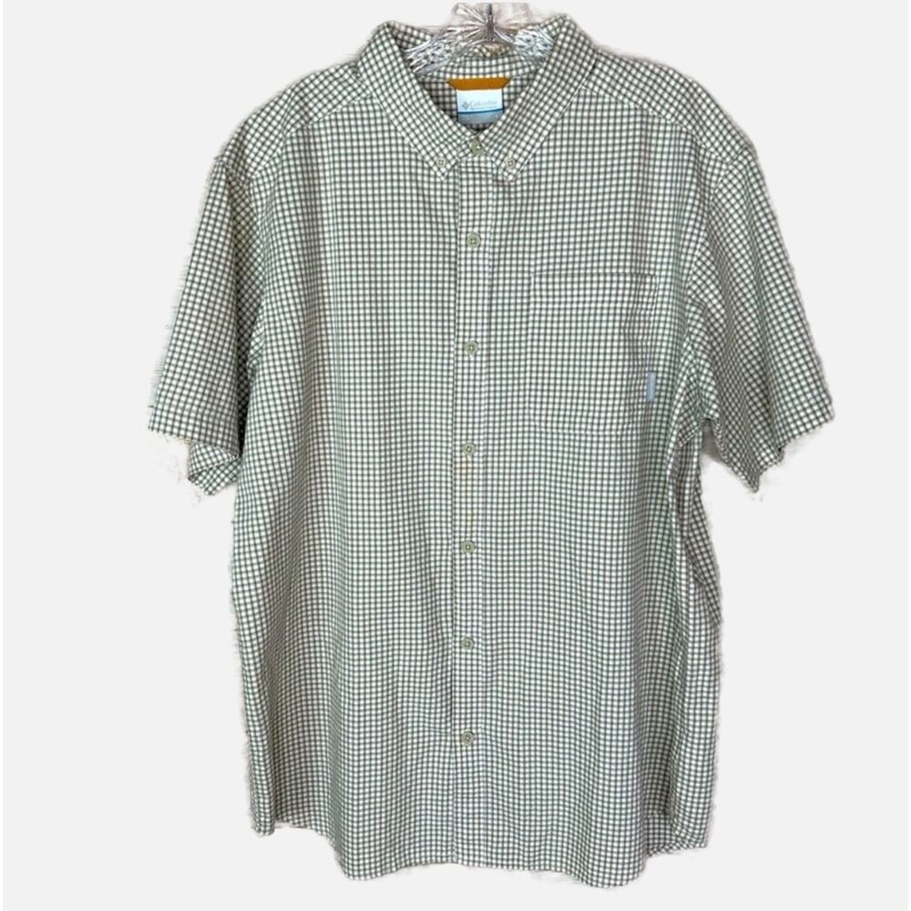 Columbia Men’s Plaid Casual Button Down Shirt